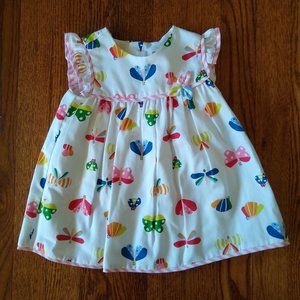 Colorful bug dress - NWT - 12M - Mayoral